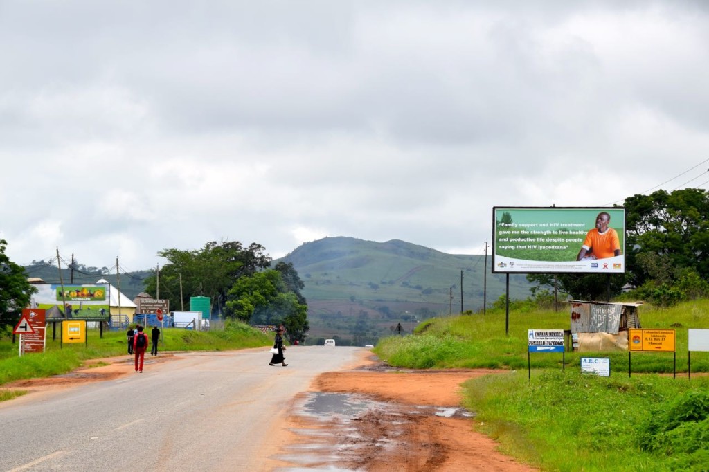 A road in Swaziland