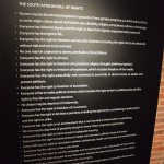 Apartheid Museum Bill of Rights