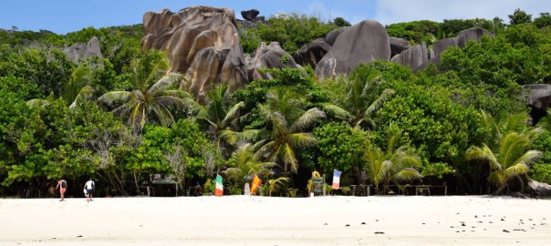 La Digue Beach Bar View