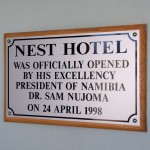 Luderitz Nest Hotel Sign