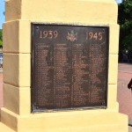 Gaborone Center WWII Monument Names