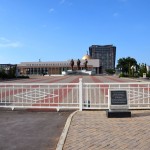 Three Dikgosi Monument Entrance - Gaborone