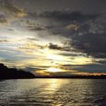 Zambezi River Cruise Sunset Clouds