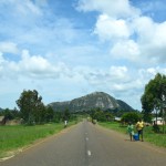 Malawi Drive Road to Mountain