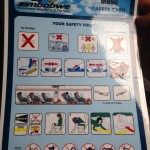 Victoria Falls Air Zimbabwe Safety card