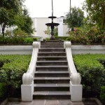 Casa Gangotena Garden Fountain