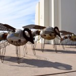 Interesting wasp sculptures