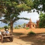 Bagan Temples 18 Horse cart